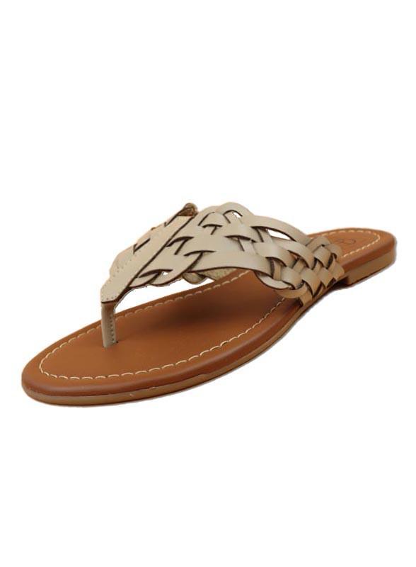 Woven Thong Sandal.