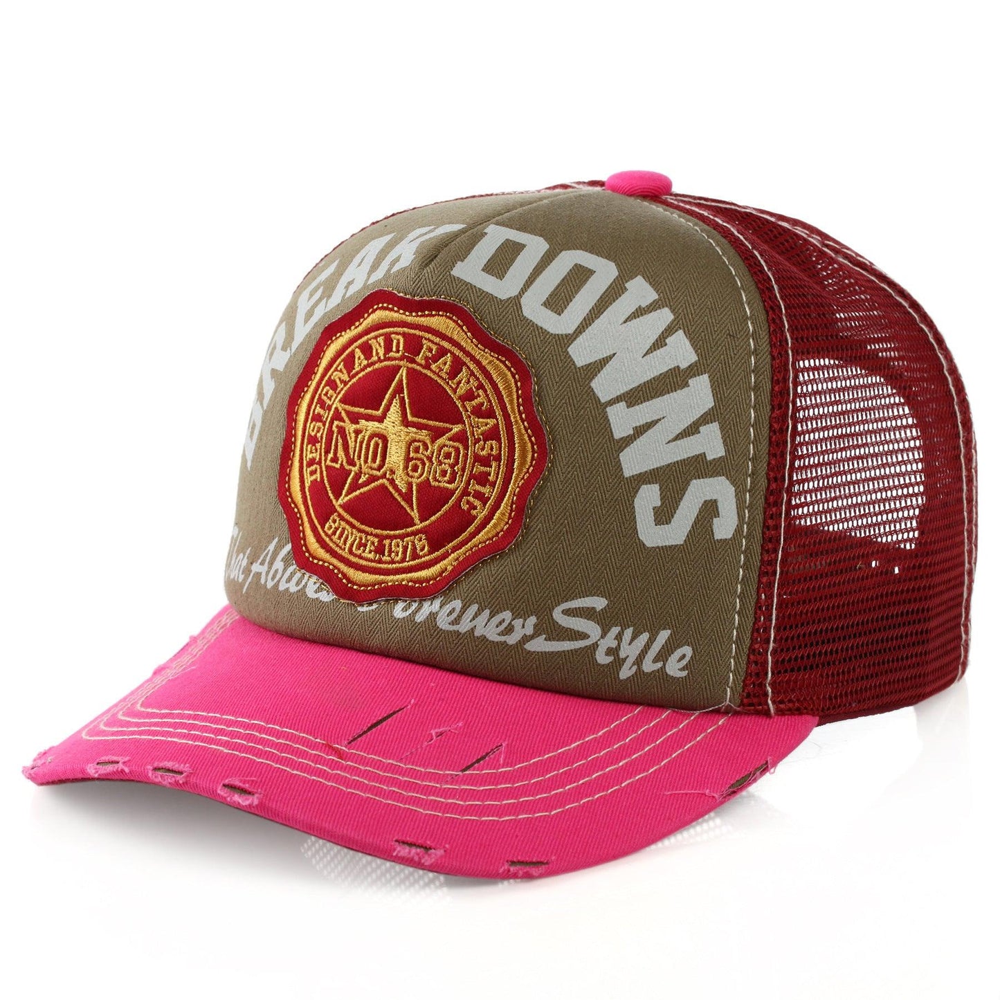 Color-block Baseball Hat.