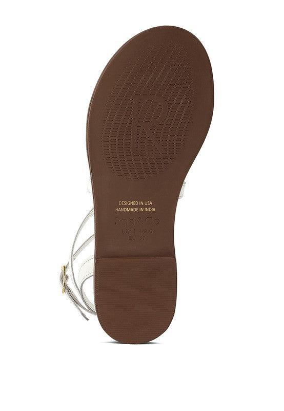 CORRIANE Studs Embellishment Strappy Sandals.