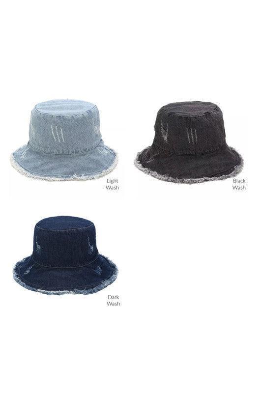 Denim Bucket Hat.