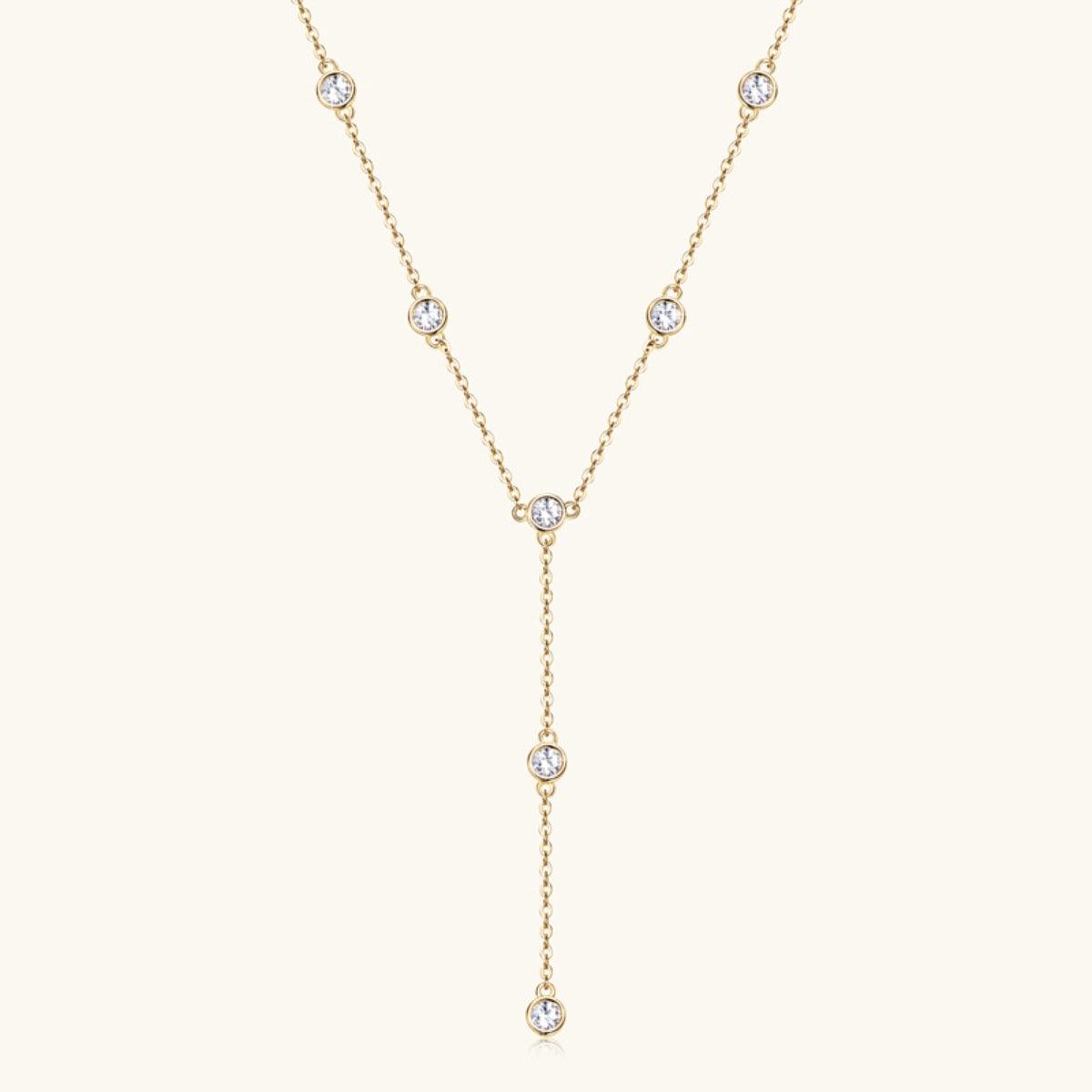 1.1 Carat Moissanite 925 Sterling Silver Necklace - SHANKARA CHÉRIE