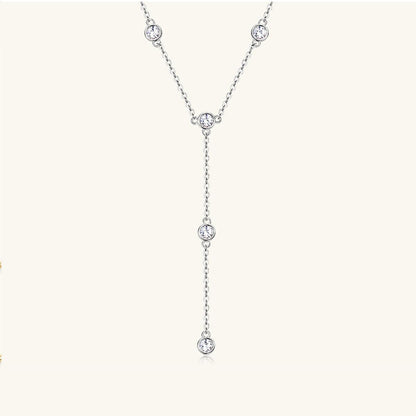 1.1 Carat Moissanite 925 Sterling Silver Necklace - SHANKARA CHÉRIE