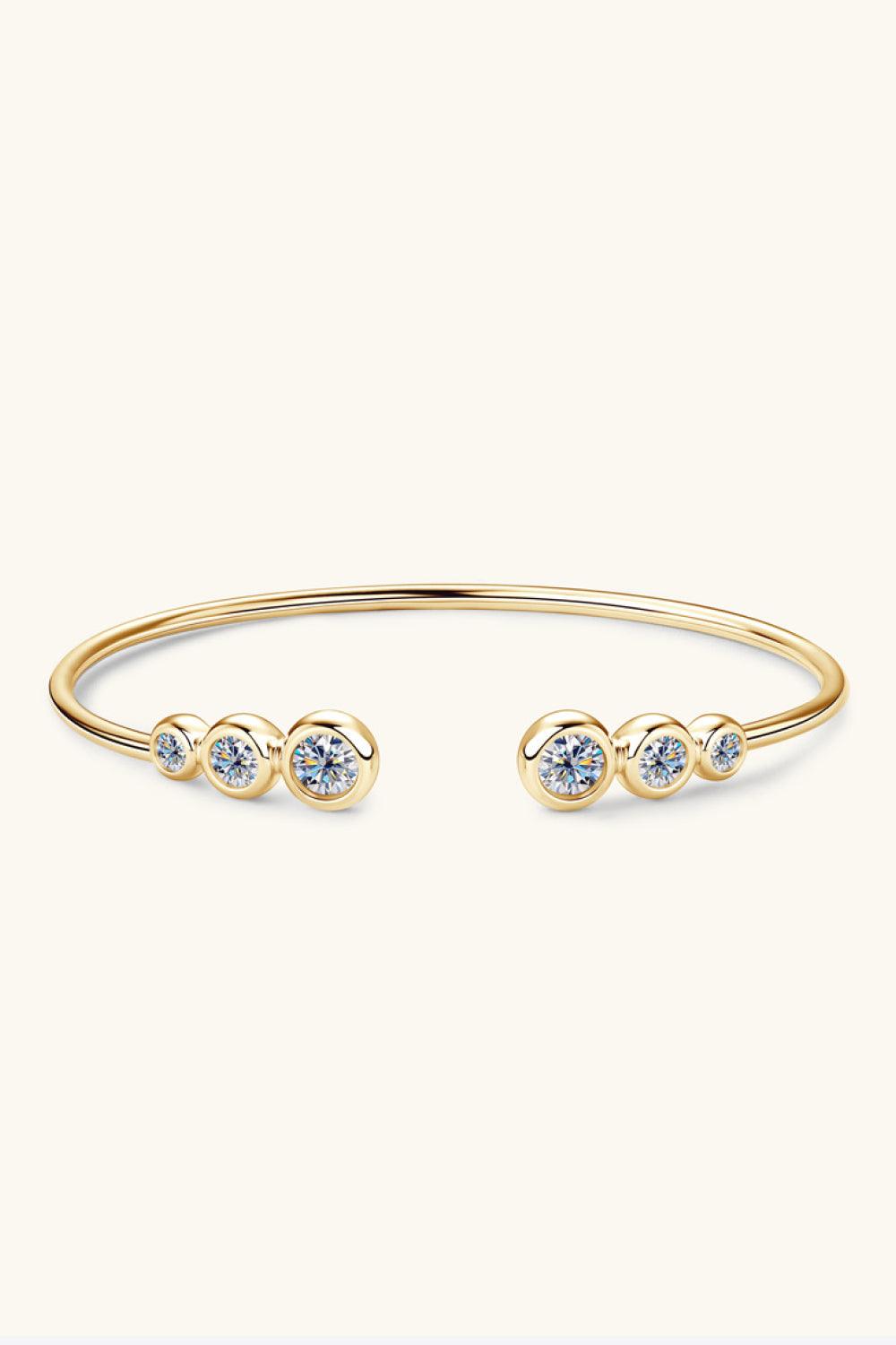 1.8 Carat Moissanite 925 Sterling Silver Bracelet - SHANKARA CHÉRIE