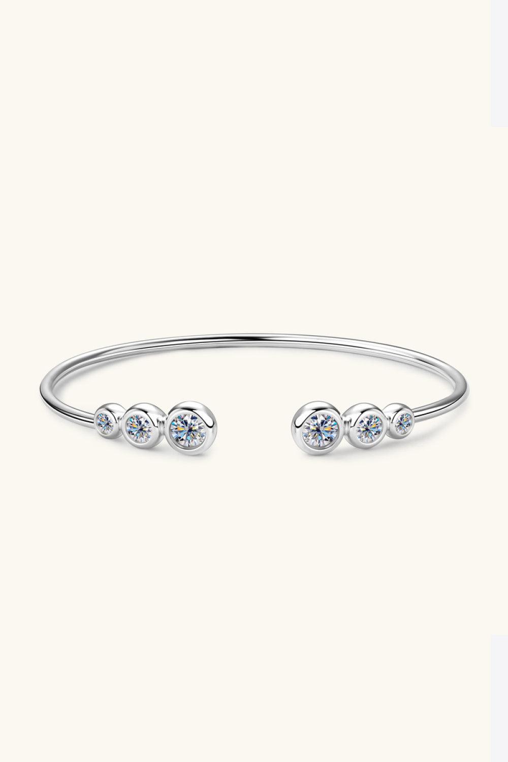 1.8 Carat Moissanite 925 Sterling Silver Bracelet - SHANKARA CHÉRIE