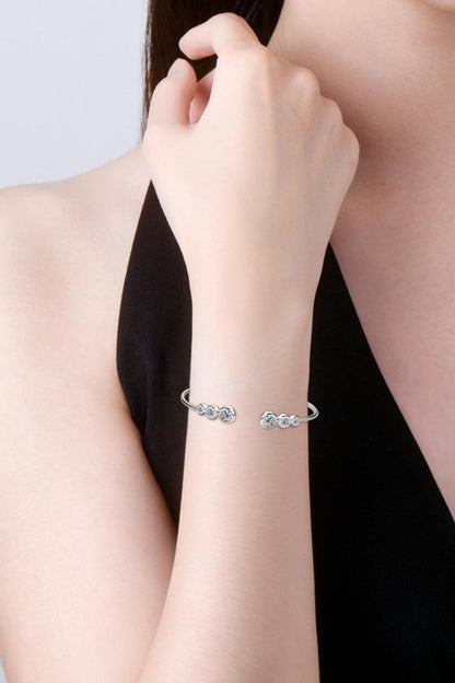 1.8 Carat Moissanite 925 Sterling Silver Bracelet - SHANKARA CHÉRIE