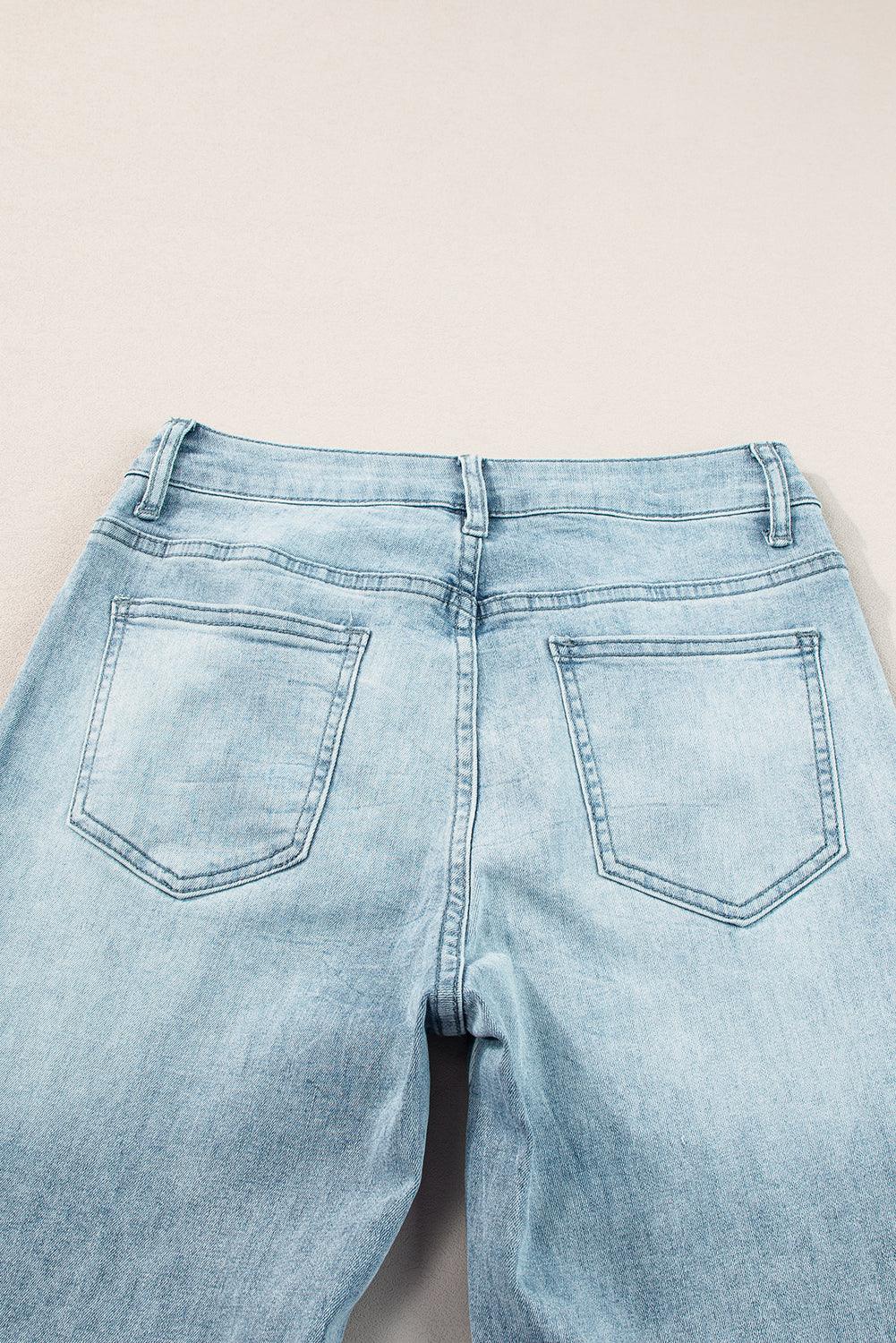 Wide Leg Jeans with Pockets.
