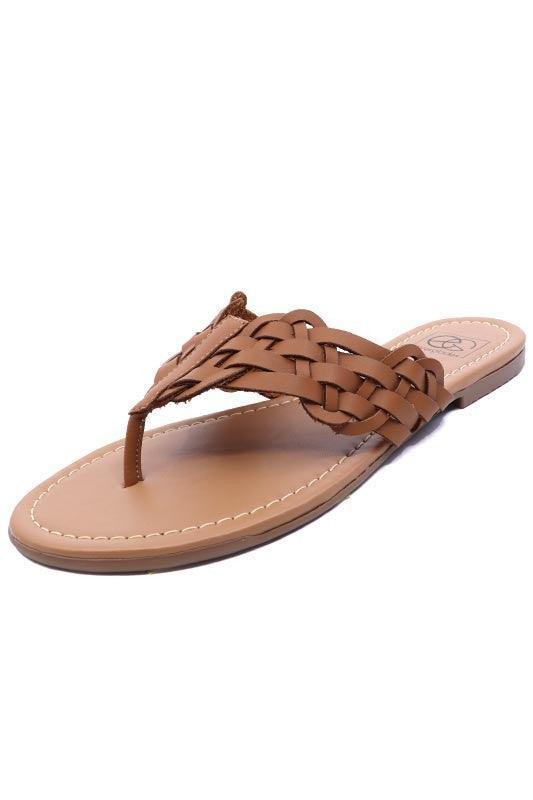 Woven Thong Sandal.