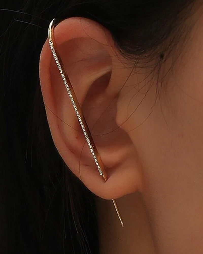 Statement Slash Crawler Singular Earring