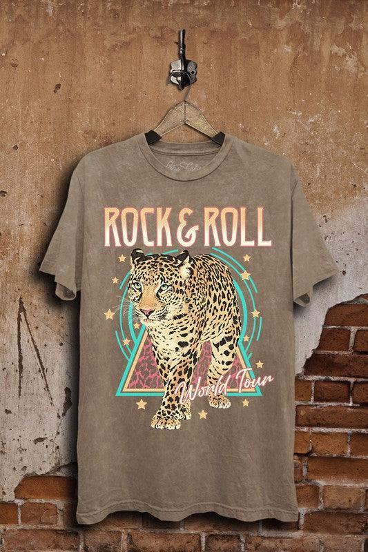 Rock & Roll World Tour Graphic Top - SHANKARA CHÉRIE