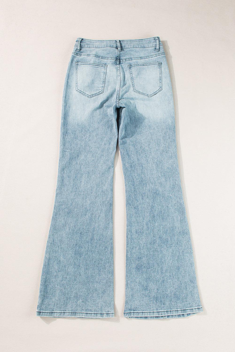 Wide Leg Jeans with Pockets.