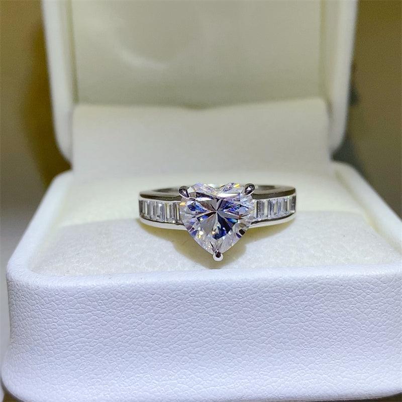 3 Carat Moissanite 925 Sterling Silver Ring - SHANKARA CHÉRIE