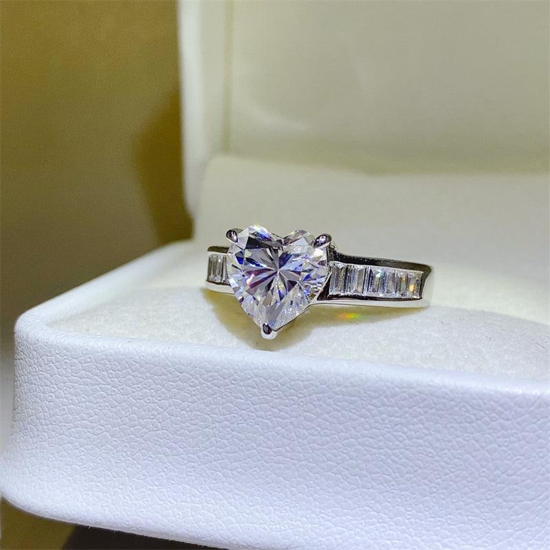 3 Carat Moissanite 925 Sterling Silver Ring - SHANKARA CHÉRIE