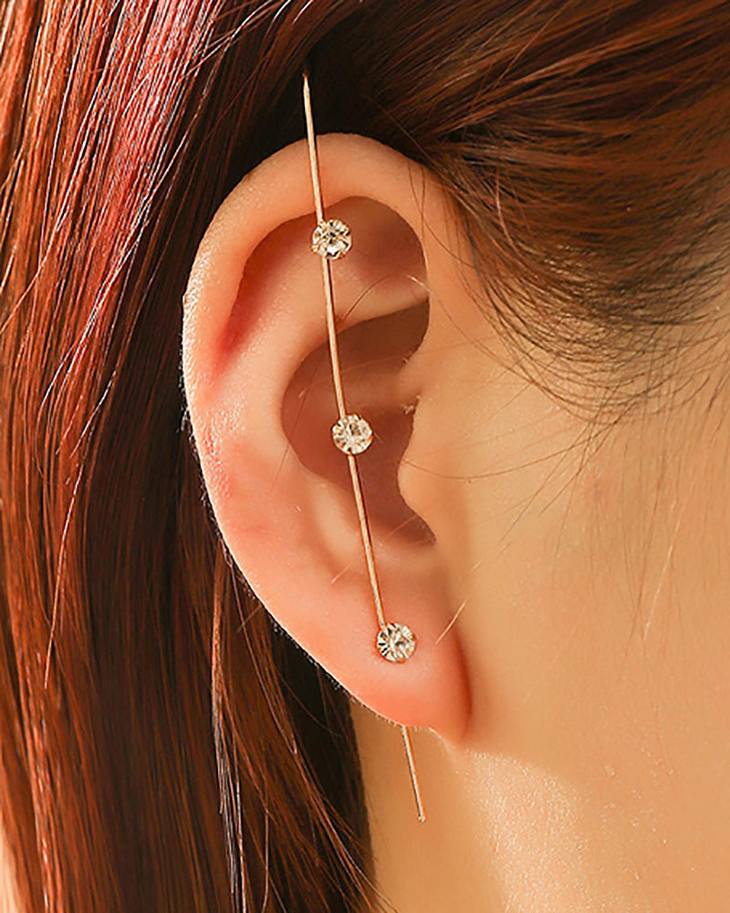 Statement Slash Crawler Singular Earring