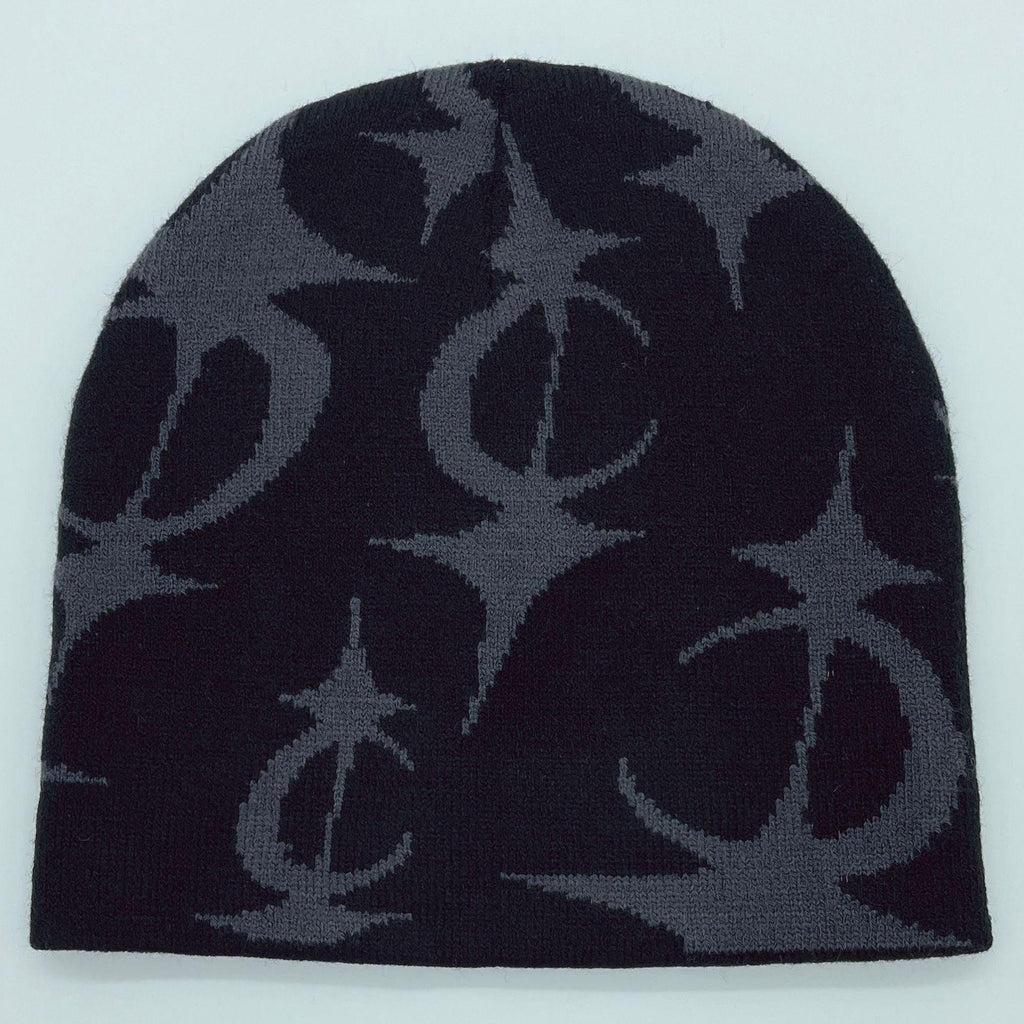Five Pointed Star Jacquard Knitted Hat.