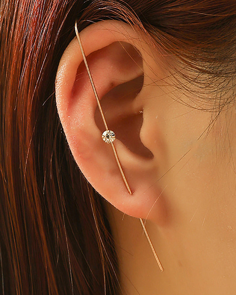 Statement Slash Crawler Singular Earring