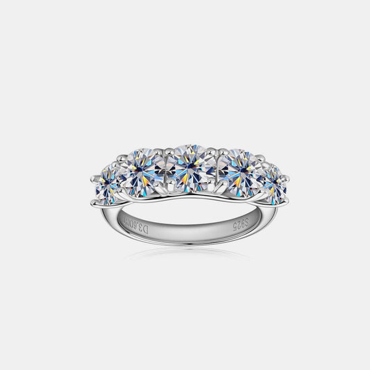 3.6 Carat Moissanite 925 Sterling Silver Ring.
