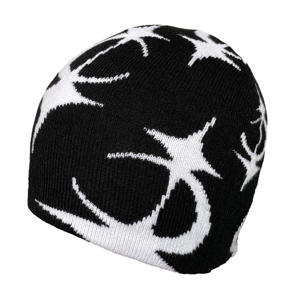 Five Pointed Star Jacquard Knitted Hat.