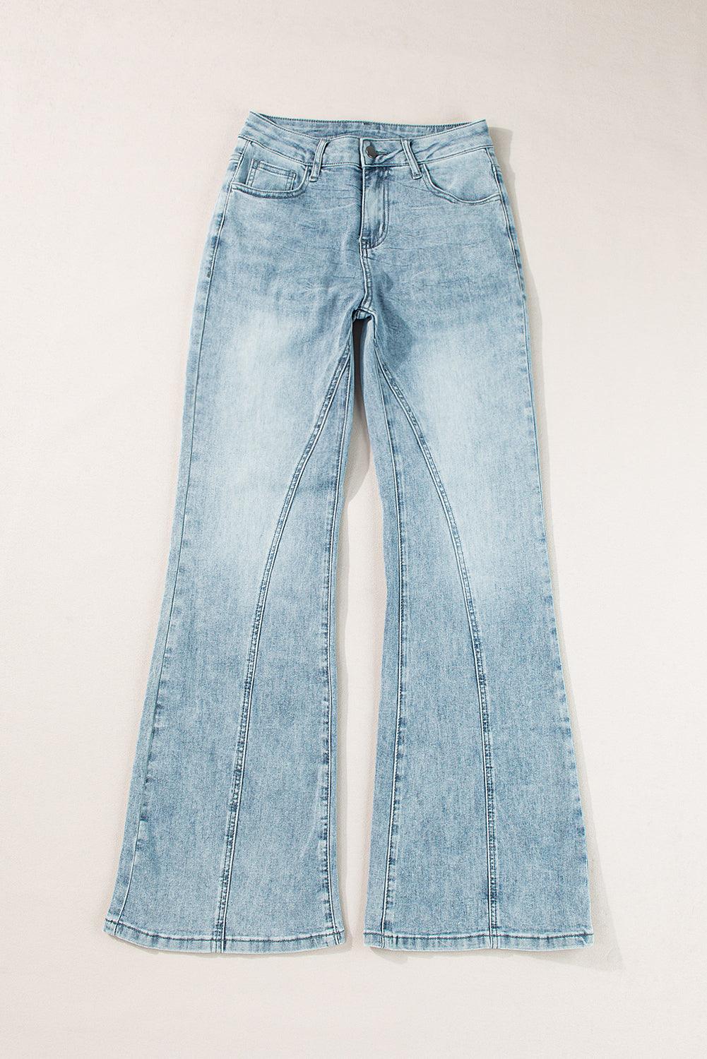 Wide Leg Jeans with Pockets.