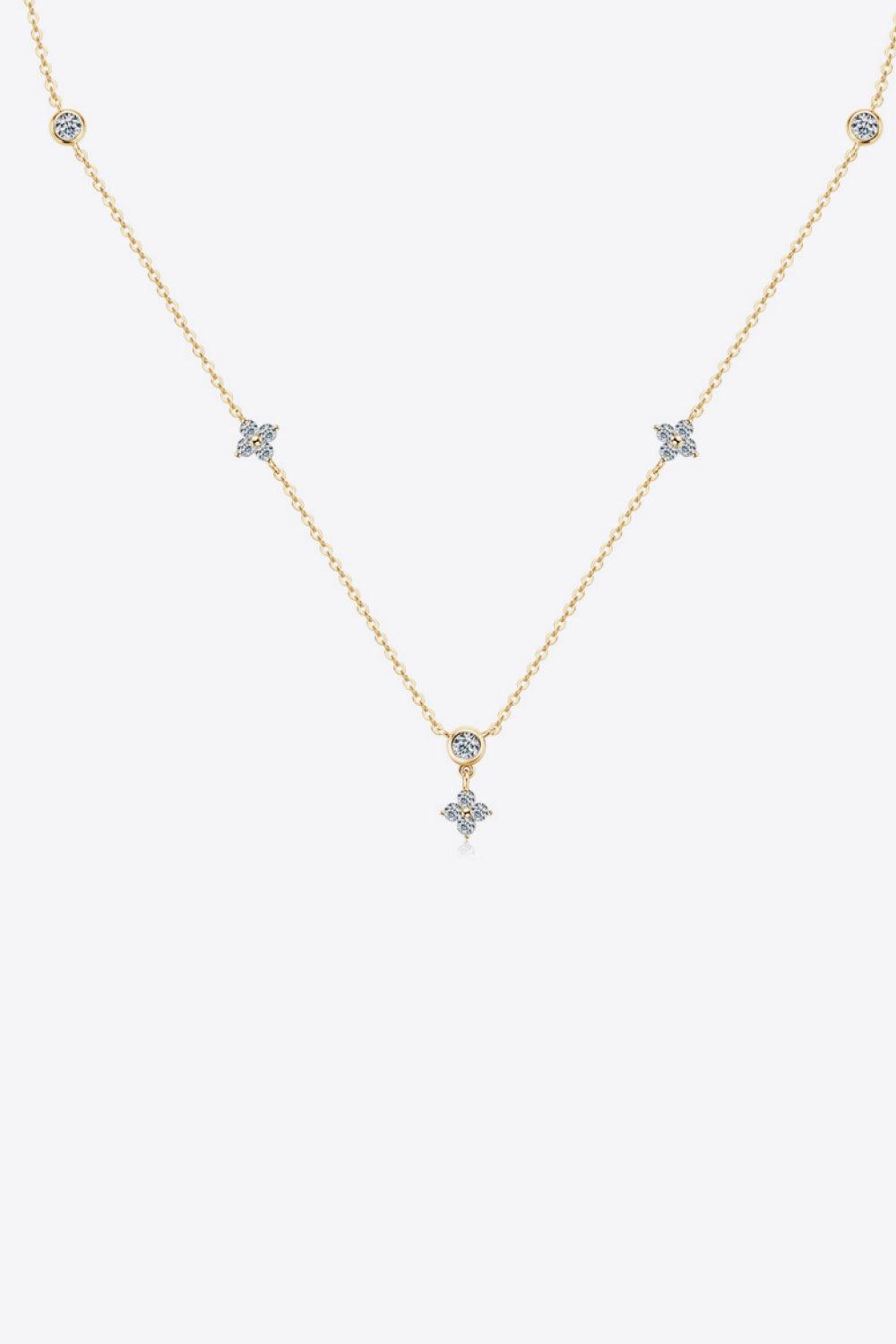Moissanite 925 Sterling Silver Necklace.