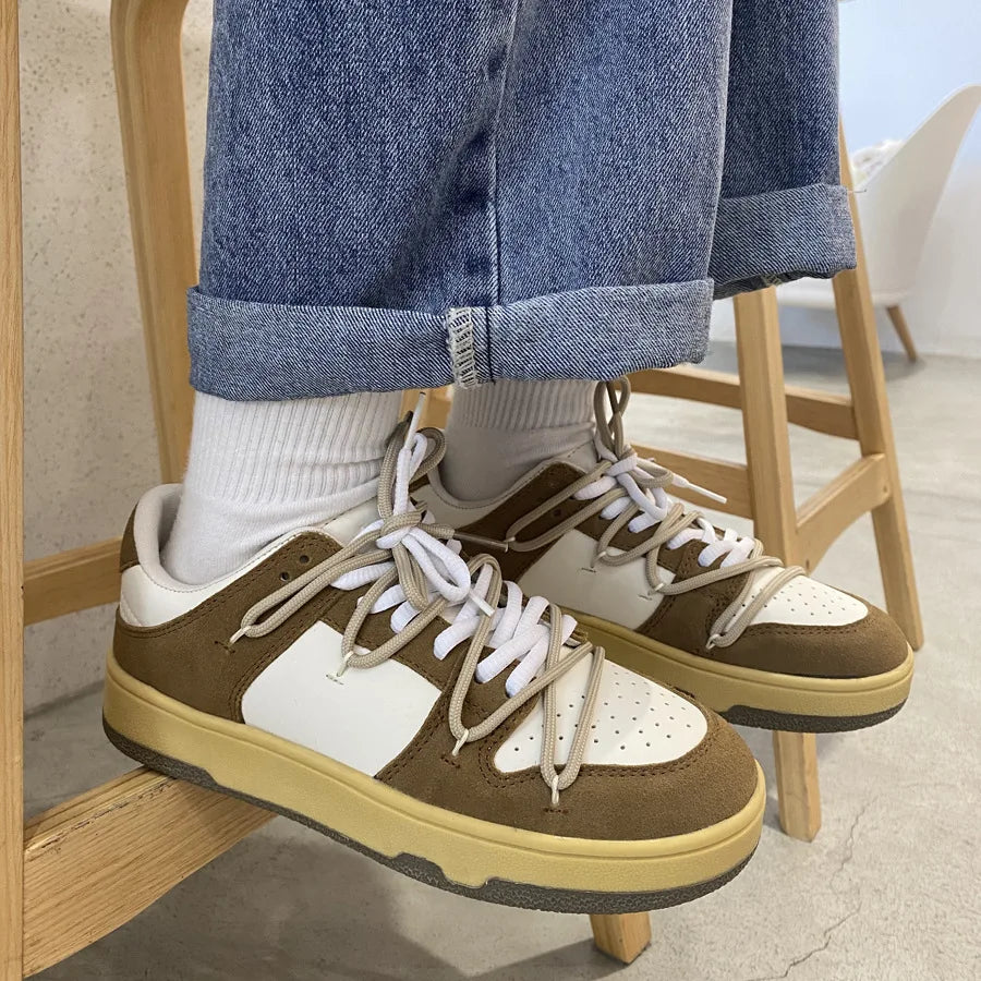 Autumn Love Leather Sneakers