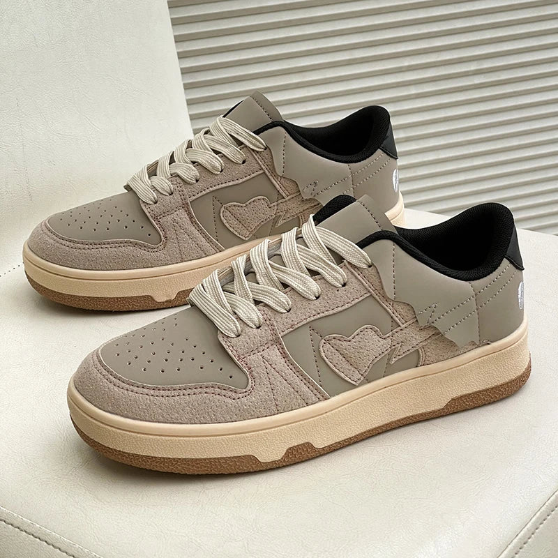 Autumn Love Leather Sneakers