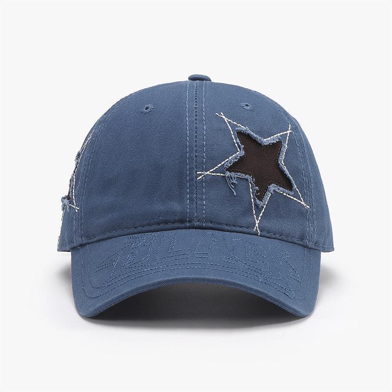 Adjustable Star Raw Hem Cap - SHANKARA CHÉRIE