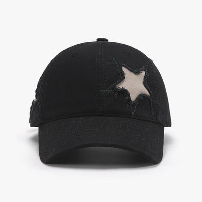 Adjustable Star Raw Hem Cap - SHANKARA CHÉRIE