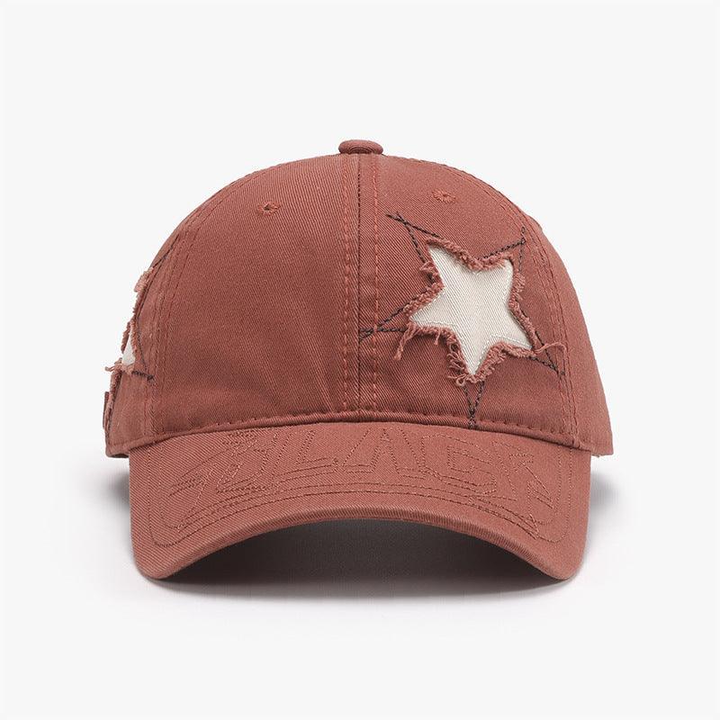 Adjustable Star Raw Hem Cap - SHANKARA CHÉRIE