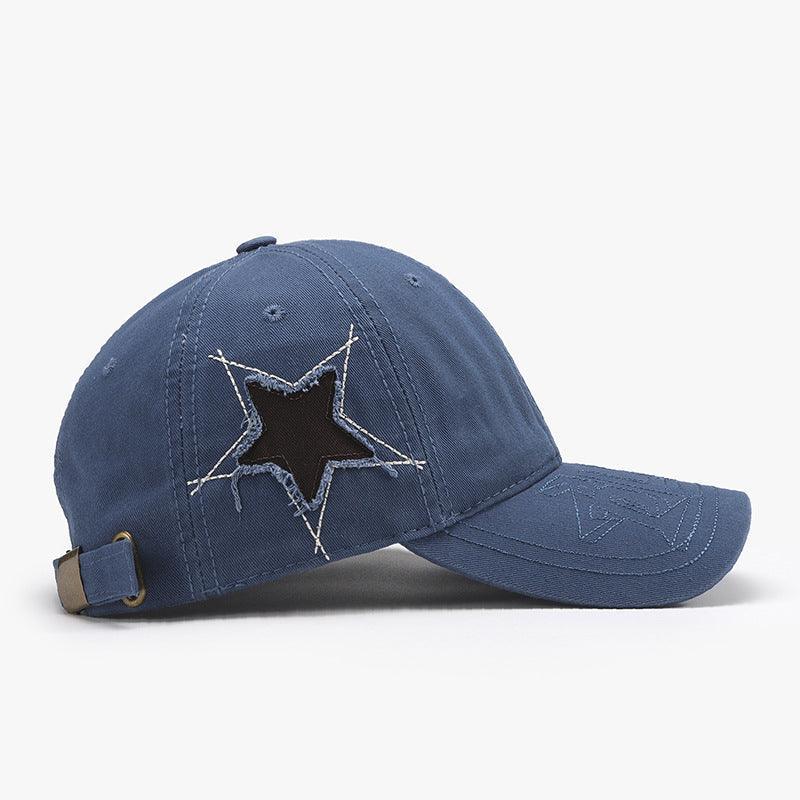 Adjustable Star Raw Hem Cap - SHANKARA CHÉRIE