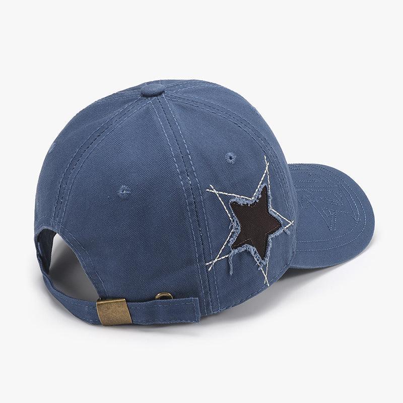 Adjustable Star Raw Hem Cap - SHANKARA CHÉRIE