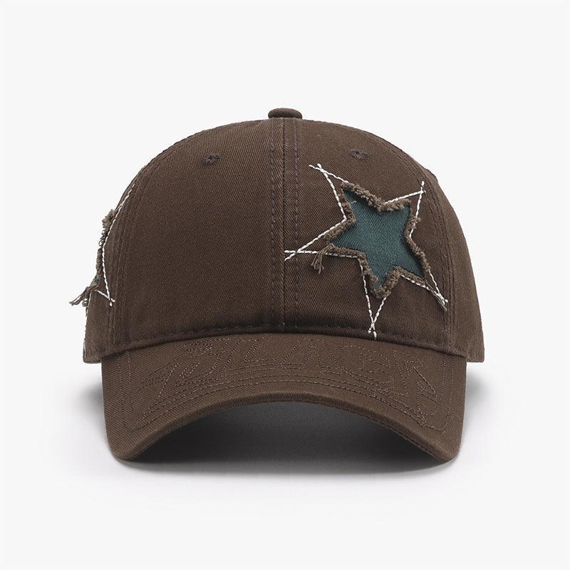 Adjustable Star Raw Hem Cap - SHANKARA CHÉRIE