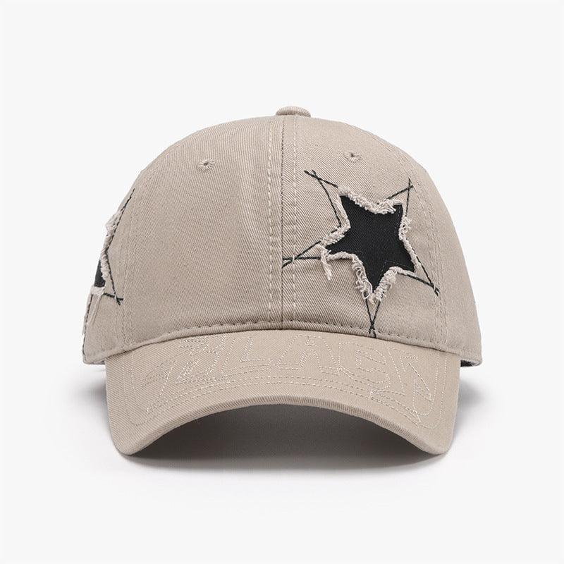 Adjustable Star Raw Hem Cap - SHANKARA CHÉRIE