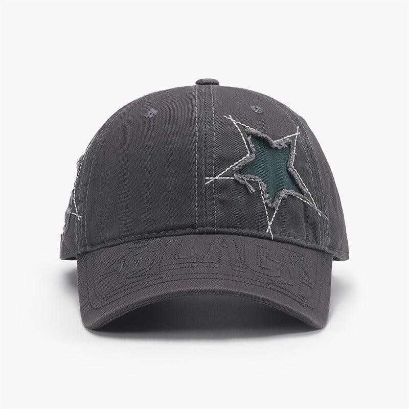 Adjustable Star Raw Hem Cap - SHANKARA CHÉRIE