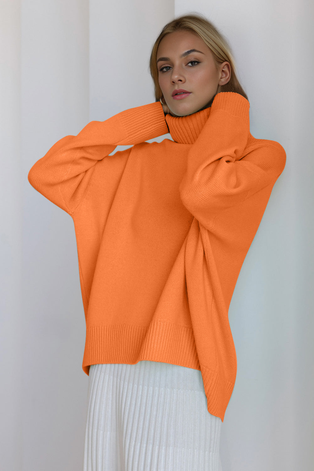 Basic Bae Viscose Turtleneck Sweater