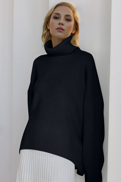 Basic Bae Viscose Turtleneck Sweater