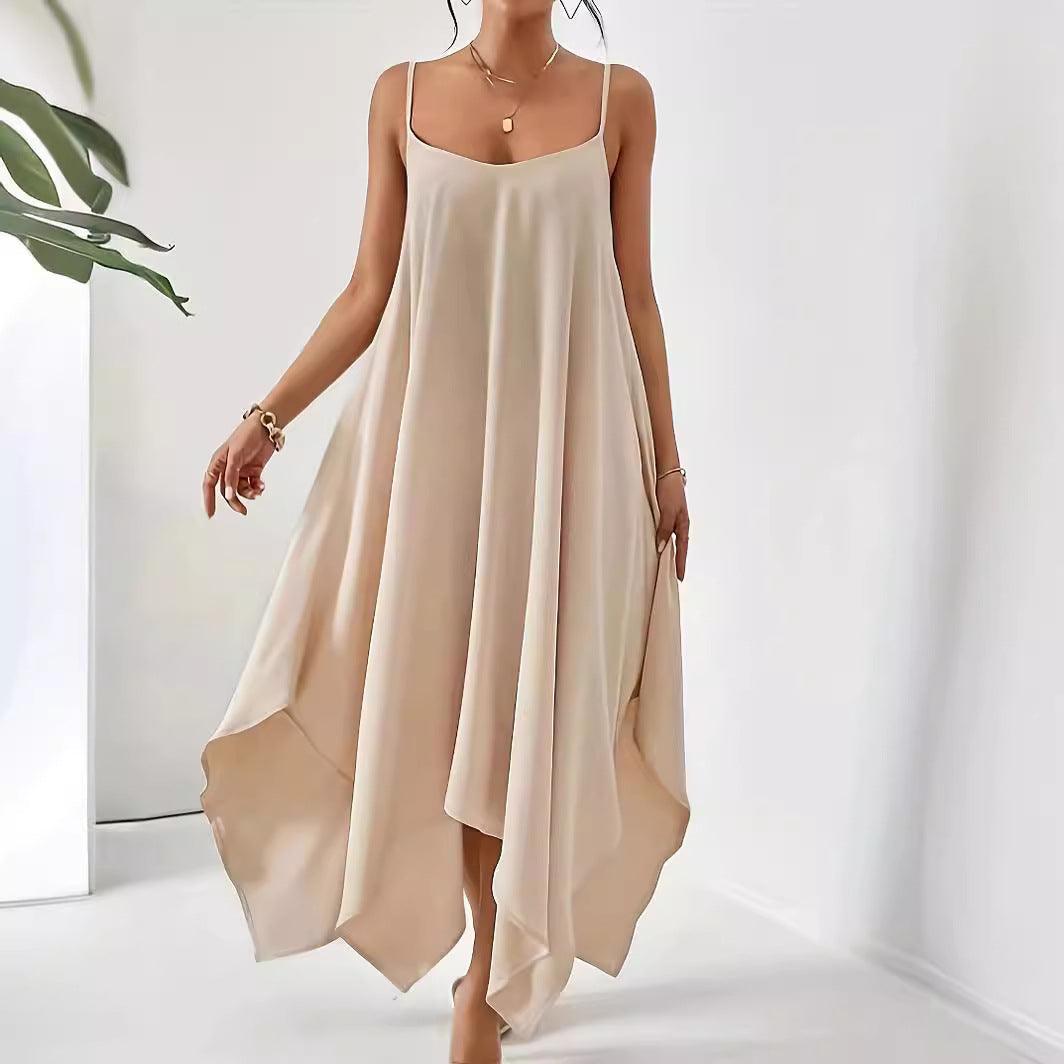 Scoop Neck Midi Cami Dress - SHANKARA CHÉRIE