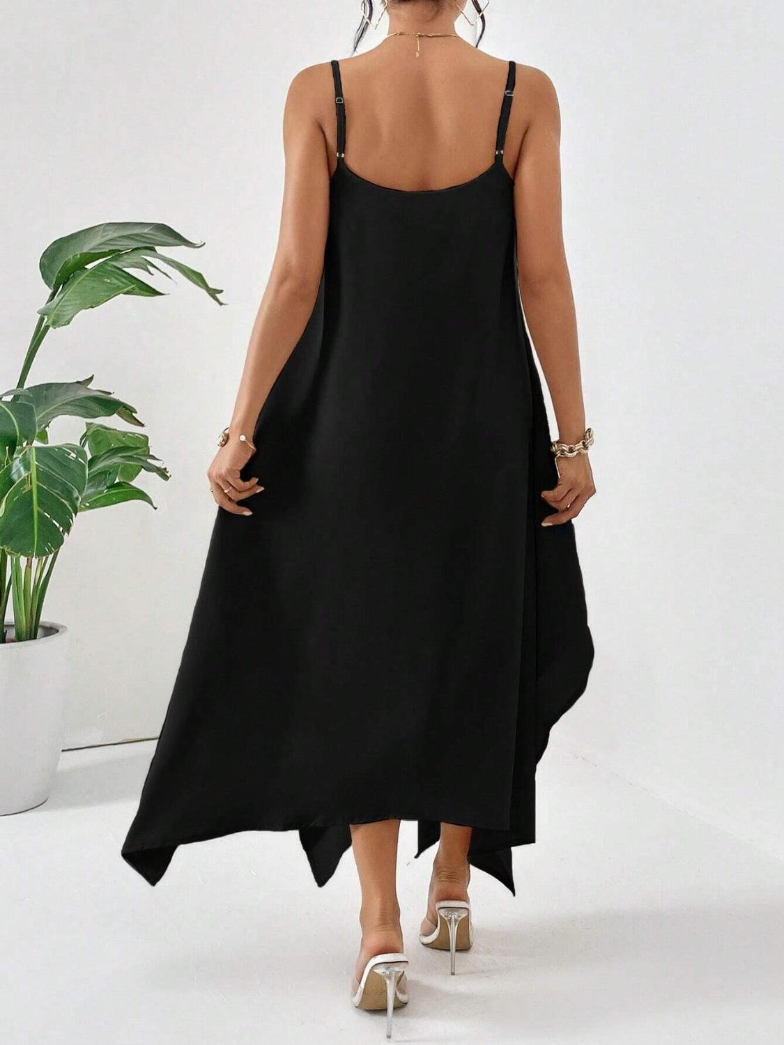 Scoop Neck Midi Cami Dress - SHANKARA CHÉRIE