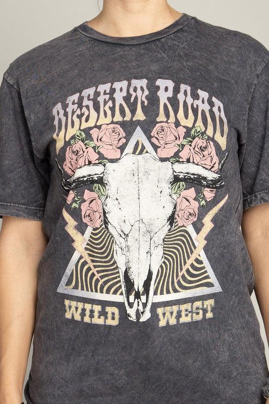 Desert Road Wild West Graphic Top - SHANKARA CHÉRIE