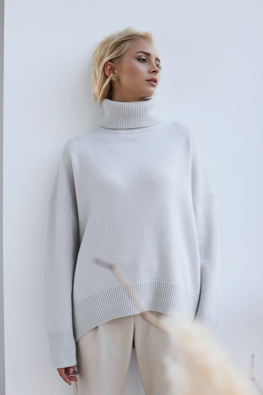 Basic Bae Viscose Turtleneck Sweater