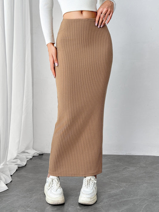 Maxi Knit Wrap Skirt