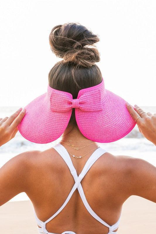 Foldable Wide Brim Bow Visor.