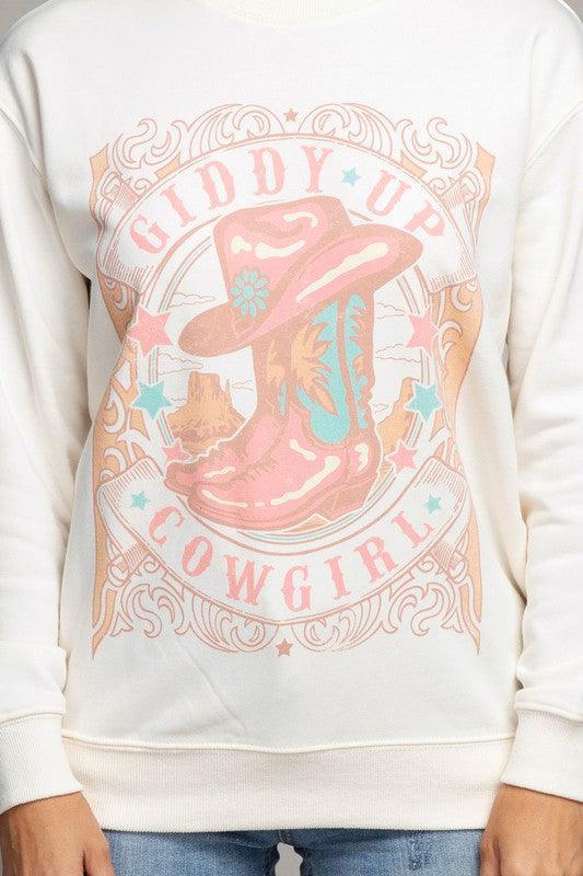 Giddy Up Cowgirl Sweatshirts - SHANKARA CHÉRIE