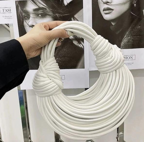 Hand-Woven Rope Bag.