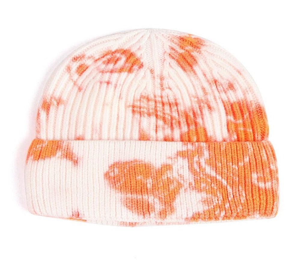 Knitted Tie Dye Cuffed Beanie - SHANKARA CHÉRIE