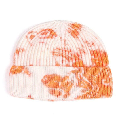 Knitted Tie Dye Cuffed Beanie - SHANKARA CHÉRIE