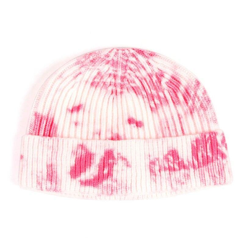 Knitted Tie Dye Cuffed Beanie - SHANKARA CHÉRIE