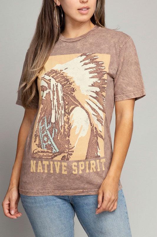 Native Spirit Graphic Top - SHANKARA CHÉRIE