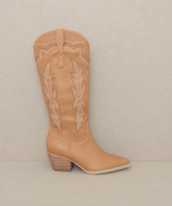 Oasis Society Ainsley - Embroidered Cowboy Boot - SHANKARA CHÉRIE