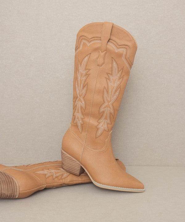 Oasis Society Ainsley - Embroidered Cowboy Boot - SHANKARA CHÉRIE