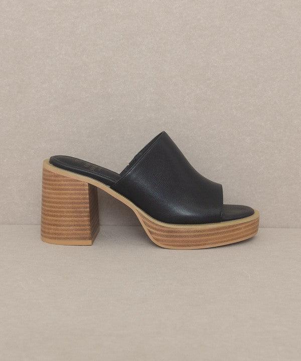 Oasis Society Camille - Platform Slide Heel - SHANKARA CHÉRIE